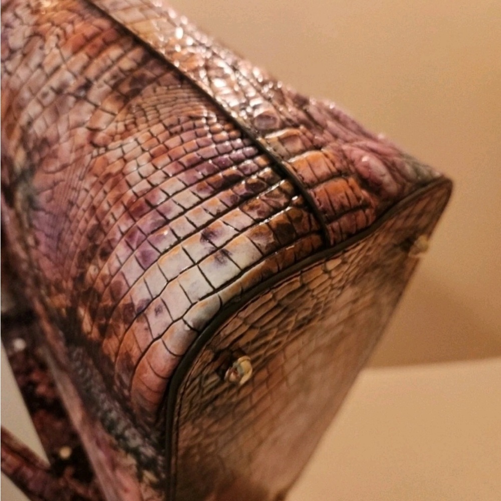 Brahmin Duxbury Rattlesnake a Melbourne crossbody bag - Picture 7 of 9